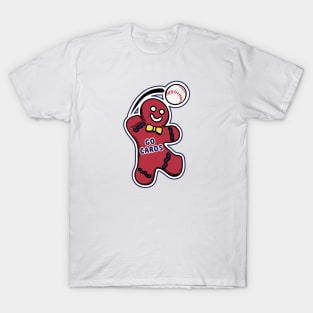 St Louis Cardinals Gingerbread Man T-Shirt